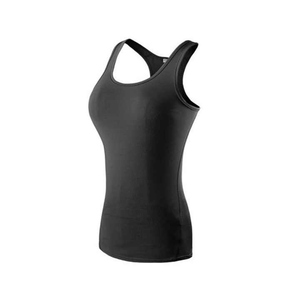 Camiseta sin mangas de gimnasio informal transpirable para mujer, ropa de entrenamiento de verano de secado rápido ligera, ropa deportiva elegante sin mangas - Product Image 1