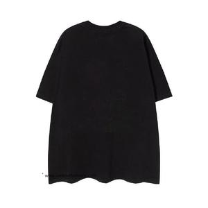 Camiseta de gran tamaño de lujo de algodón pesado personalizada para hombre, cuello simulado, 100% algodón, tejido no tejido, estampado personalizado, logotipo, estilo con patrón de letras - Product Image 4