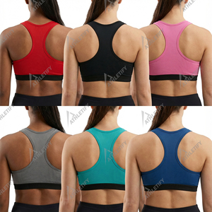 Sujetador Deportivo Ecológico de Ajuste Personalizado para Mujer, Transpirable, de Malla, con Patrón Sólido, Ropa Deportiva Personalizada para Fitness, Yoga y Actividades - Product Image 3