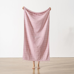 Waffle vintage wash - stone washed serviettes Pestemal Wholesale-Texture de luxe d'aspect rustique - Product Image 5