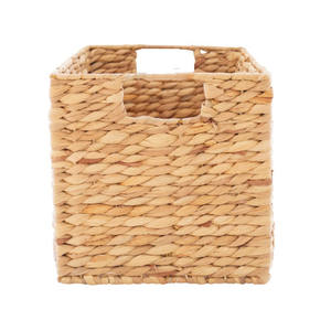 Panier rectangulaire multifonctionnel en jacinthe d'eau de qualité unique et durable - Product Image 2