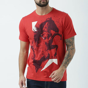 La mejor llegada Camisetas de serigrafía para hombres Ecológico y de moda 100% Algodón Traje ajustable Venta en línea - Product Image 1