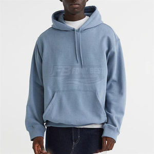 เสื้อฮู้ดผู้ชายสีฟ้าอ่อน ผ้าโพลีเอสเตอร์ 100% เฟรนช์เทอร์รี่ ทรงปกติ สวมใส่สบาย พิมพ์ลาย เป็นมิตรกับสิ่งแวดล้อม แห้งเร็ว ระบายอากาศได้ดี - Product Image 3