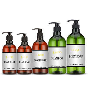 ขวดปั๊มสบู่และแชมพูทรงกลม PET ขนาด 300 มล.-946 มล. แบบกำหนดเองได้ พร้อมสกรีนพิมพ์คุณภาพสูง ยี่ห้อ JSJ - Product Image 1