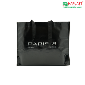 Sac tissé en PP laminé imperméable imprimé couleur personnalisé, promotion du fabricant vietnamien, sac de courses à poignée - Product Image 4