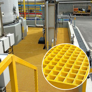 Rejilla Moldeada de Plástico Reforzado con Fibra de Vidrio (FRP), Superficie Antideslizante Ignífuga, Servicio de Corte y Procesamiento Personalizable - Product Image 2