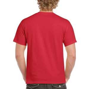 Camisetas de algodón de 300g para hombre, camiseta transpirable holgada de cuello redondo de verano de manga corta para hombre y mujer, Camiseta básica - Product Image 6