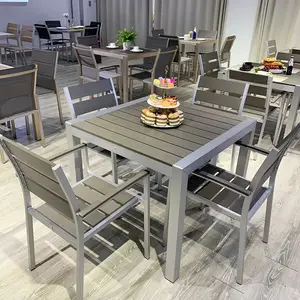 Hot Selling Leisure Garden Furniture Outdoor Metal Chair And Table Set Patio Furniture For Living Home, Dining, Hospital, School