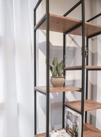 Vitrina de Madera de Teca Sólida para Almacenamiento, Muebles Comerciales para Restaurantes, Hoteles, Villas, Resorts, Cafés, Hostelería, Venta al Por Mayor