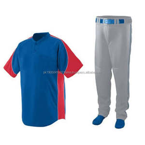 Good Quality Wholesale Fashion Blank Baseball Jersey Sets Short Sleeve Custom Heat-Transfer Printing Quick Dry Spandex/Polyester - Product Image 5