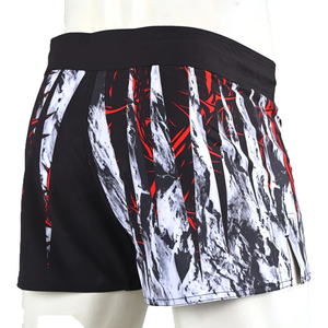 High Quality Breathable Quick Dry <b>Elastic</b> <b>Waist</b> Muay Thai <b>Shorts</b> for Boxing MMA Training Sublimation Print <b>Men</b> - Product Image 2