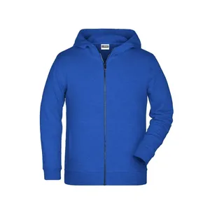Sweat à capuche zippé bio et durable pour enfants – Sweats et pulls promotionnels - Product Image 5