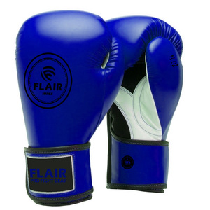 Conjuntos de boxeo profesionales con logotipo personalizado Guantes de talla grande de cuero PU de alta calidad Transpirable y competitivo para boxeadores - Product Image 2