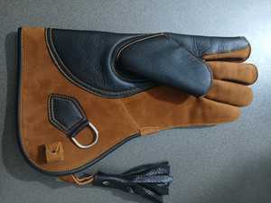 Gant de fauconnerie personnalisé avec nom découpé au laser Fashion On brassard 11 pouces gant 2 couches - Product Image 3