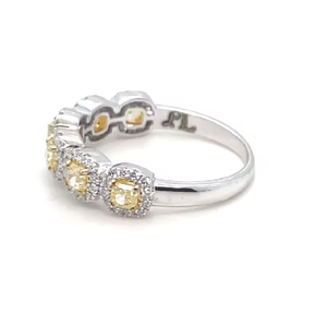 Anillo de diamantes naturales de alta calidad de colección única para compromiso o aniversario de proveedor indio - Product Image 5