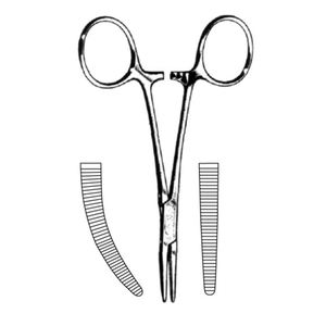 Pinzas Quirúrgicas Kocher Manuales de Acero Inoxidable, Rectas, 14 CM, Pinzas Arteriales Quirúrgicas Clase II, Certificación CE Individual, Aprobadas por ISO - Product Image 6