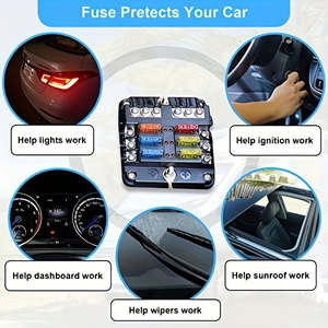 Kit de 300 Fusibles para Auto con 160 Mini Fusibles, 90 Fusibles Estándar, 50 Micro Fusibles y 1 Herramienta de Extracción de Aleación de Aluminio para Uso Automotriz - Product Image 6