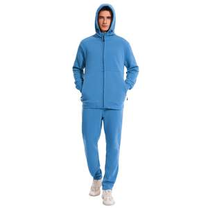 Chándal de invierno 100% algodón de alta calidad unisex-Manga larga personalizable para hombres y mujeres de talla grande ecológico al por mayor - Product Image 1