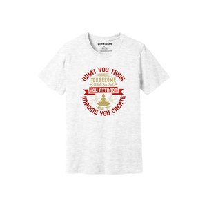 เสื้อยืดผ้าฝ้าย100% พิมพ์ลายพระพุทธรูปแบบลำลองมี12สีให้เลือก160-180 - Product Image 2