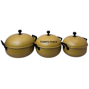 Calentador de Comida Metálico Nuevo, Elegante y Clásico, con Acabado de Madera y Adhesivos, Tamaño Personalizado, Hecho a Mano, Diseño Exclusivo - Product Image 3