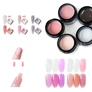 Nouveauté Offre Spéciale haute densité rose clair camouflage constructeur de gel pour ongles auto-nivellement gel liquide constructeur de gel pour ongles 60ml personnalisé - Product Image 2