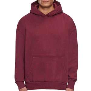 Sweat-shirts à capuche pour hommes de haute qualité, faits sur mesure, confortables, respirants, en coton mélangé, style basique, nouveau style avec logo sur le devant - Product Image 1