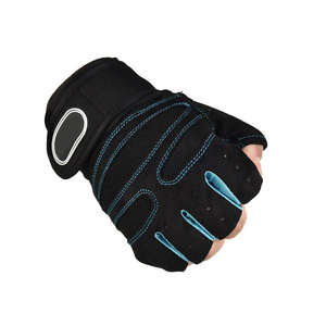 Guantes transpirables de gamuza de alta calidad para gimnasio y levantamiento de pesas para ciclismo al aire libre Color personalizado/Logo al por mayor - Product Image 3