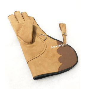 Guantes Profesionales de Cetrería Hechos de Cuero Grueso, Guante Protector Duradero para Entrenamiento de Halcón, Falcón y Águila - Product Image 6