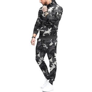 Conjunto Deportivo Informal de Algodón para Hombre, Ropa Deportiva de Invierno, Chándal Transpirable, Pantalones Deportivos, Ropa de Fitness - Product Image 2
