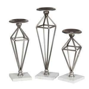 Table Decorative Aluminum <b>Candle</b> Holder Multi Colors Metal Unique <b>Pillar</b> <b>Candle</b> Holder for Events - Product Image 4