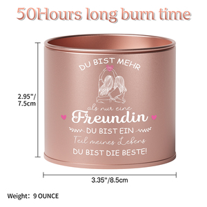 เทียนหอมจากขี้ผึ้งถั่วเหลืองธรรมชาติ เทียนอโรมาเธอราพีสำหรับตกแต่งบ้าน ผ่อนคลาย และเป็นของขวัญ - Product Image 2