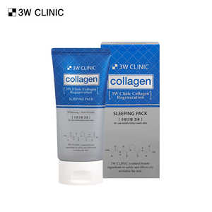 Crème de nuit régénérante au collagène 3W Clinic 120ml, crème pour le visage pour le renouvellement du collagène - Product Image 1