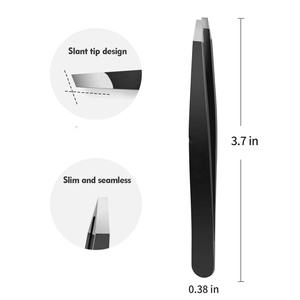 Compra directa de Fabricante Mayorista de pinzas para cejas de acero inoxidable de etiqueta privada con logotipo personalizado y color - Product Image 5