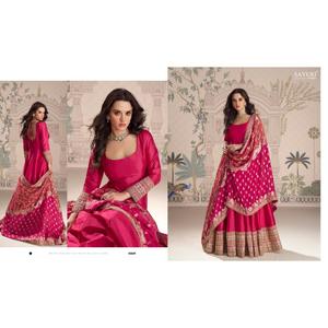 Traje Anarkali Más Vendido con Dupatta de Chifón Bordado, Ropa Étnica de Diseñador para Mujer, de Secado Rápido - Product Image 2