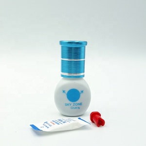 Venta al por mayor Sky Zone Pegamento 5ml Ventiladores prefabricados Pegamento para extensiones de pestañas individuales Secado rápido Larga duración Impermeable Corea Pegamento para el cielo - Product Image 2