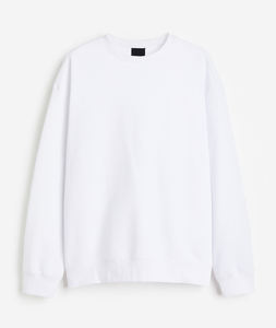 Sudadera de cuello redondo con logotipo personalizado para hombre, tejido de estilo callejero diario con ajuste informal, diseño de marca OEM - Product Image 3