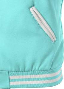 Chaqueta universitaria de moda de manga larga para hombre, ropa informal, MOQ bajo, superventas, chaqueta universitaria de béisbol para hombre - Product Image 5