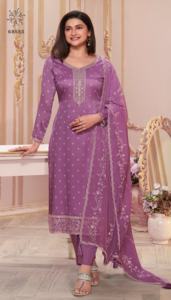 Material semi cosido Salwar Kameez ropa india y paquistaní Georgette Salwar traje para mujeres usan Ropa Étnica - Product Image 3