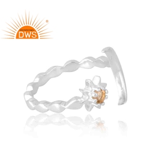 แหวนพลอยซิทรีนธรรมชาติเงินสเตอลิง925ออกแบบได้ตามต้องการ - Product Image 4