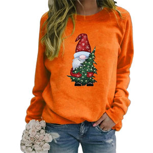 Custom OEM/ODM Long Sleeve Winter Pullover <b>Sweater</b> Digital Printing <b>Christmas</b> Snowman Pattern Men Women's Hoodies Sweatshirts - Product Image 3