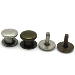 Vis à riveter en laiton massif 13_10_13mm pour quincaillerie de sacs en cuir OEM - Product Image 1
