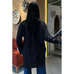 Camisa Oversize de Popelina con Bordado de Corazón y Detalle de Botones Colección 3430 - Product Image 6