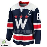 Set Jersey hoki es sublimasi kustom, seragam latihan hoki es