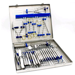 Kit de Instrumentos Periodontales Manuales de Alta Calidad, 33 Piezas, Implantes Dentales, Cirugía, Ortodoncia, GERMEN, Acero Inoxidable, Certificado CE - Product Image 1