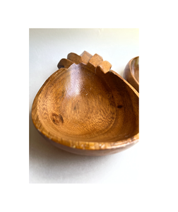 ชามไม้ธรรมชาติรูปทรงสับปะรดสำหรับร้านอาหารบุฟเฟต์และใช้รับประทานอาหารร่วมสมัยทำด้วยมือ - Product Image 1