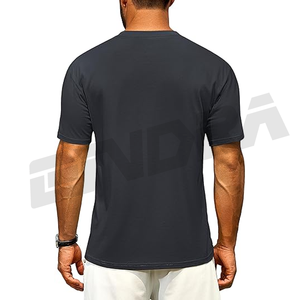 T-shirt de sport pour homme à manches courtes, séchage rapide, coupe classique, respirant, pour l'entraînement en salle et en extérieur, été - Product Image 6