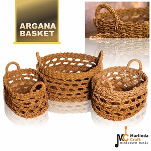 Cesta de Argana, Artesanía en Pasto Marino - Product Image 1