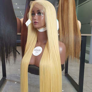 Perruques de cheveux naturels humains vente en gros perruque frontale vietnamienne cheveux humains 100% vendeurs de perruques vente en gros cheveux bruts et vierges os droit - Product Image 1