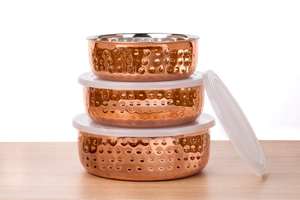 ชุดชามสแตนเลสคลาสสิกพร้อมฝาปิดชามสแตนเลสสตีล - Product Image 4