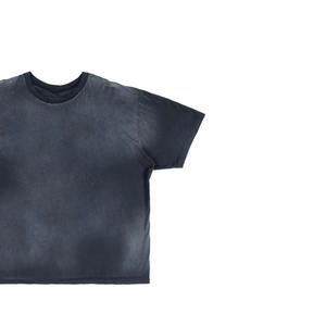 Nouveau T-shirt personnalisé à simple couture, vintage, délavé à la pierre, effet soleil délavé, vieilli, teint en pièce - Product Image 3